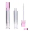 Förpackningsflaskor Partihandel DIY Lip Gloss Tubes Bottle Empty 7,8 ml Lipgloss Tube Round Transparent Packing With Wand Clear 3 Colors Dhnbe