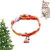 Hundhalsar Julhundar Justerbar kostym Tie Leases Reflektiv Safety Buckle Tree Wreath Snowman Pet Bowtie Leads For Home