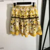 デザイナードレス女性ブランド女性服サマーズシャツファッションレトロパターン印刷ロゴレディースサスペンダーベストガールショートスカート5月15日