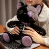 Plush Black Skull For Children Stuffed Kawaii Plushie White Kitty Toys Cute Cats Doll Best Gifts Birthday