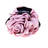 Blomma klo klipp brud bröllop fascinatorer flickor damer peadband dam headpiece hår stift tillbehör prom fascinator huvudkläder röd blå rosa svart lila röd