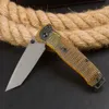 Toppkvalitet Butterfly 537 Pocket Mapp Knife 8Cr13Mov Stone Wash Tanto Blade Pei Handle Outdoor Camping Handing Fishing EDC Knives With Retail Box