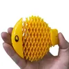 Decompressione giocattolo elastico Net Piccolo giocattolo contorta di decompressione Deformazione Fish che si estende per un pendente portachiavi H240516