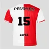 2023 2024 Feyenoords Soccer Jerseys 23 24 Camisa de futebol Voetbal Kids Treinando casa Away Fan Player Versão do goleiro Maillot Timber Danilo