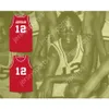 Custom Any Name Any Team PLAYER 12 EMMA B TRASK MIDDLE SCHOOL BEARS BASKETBALL JERSEY All Stitched Size S-6XL Top Quality