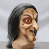 Halloween Horror Hair Witch Head Set Old Man Mask House House House Secret Room Escape Scary Scene Habit Up Accesstes