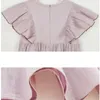 Flickaklänningar 4-13 år Summer Beach Girl Girls Princess Dress Cotton Vestidos Kids Party for Toddler Teen Children Clothes