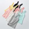 여름 탱크 탑 소녀 사탕 색 컬러 어린이 속옷 십대 옷 면화 아이 티셔츠 1-14 년 카미솔 베이비 언더 셔츠 L2405