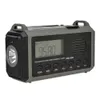 Zonne -aangedreven radiotakket 35 mm hoofdtelefoon Jack Hand Crank Am FM SW Noaa Weather 4 Ways 10000MAH voor Survival 240506