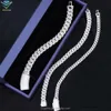 Hot-sale Iced Out 6mm-13mm Vvs Moissanite Diamond Chain S Sterling Sier Cuban Link for Men Hiphop Fine Jewlery Necklaces