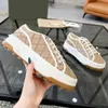 Designer Women casual shoes Italy low cut 1977 high top letter high quality sneaker beige ebony canvas tennis shoe