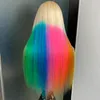 Grossist malaysiska peruanska brasilianska många färg rak 13x4 transparent spets frontala peruk 100% rå jungfru remy mänskligt hår