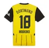 Sancho 23 24 Soccer Jerseys Reus 24 25 Dortmunds Borussia Soccer Halller Football Shirt Bellingham Neongelb Hummels Brandt Men Kids Special All Black Maillot de Foot