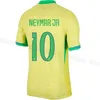 3xl 4xl Brazilis Soccer Jerseys 2024 25 Camiseta de Futbol Paqueta Coutinho Firmino Brasil Maillots Neymar Jr Vini Silva Dani Alves Fans Player Version Home Men Kids