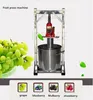 Fruit Press 12L en acier inoxydable Juice Juice Juicer Hand Squeezer Cider Grape Crusher