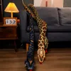 Groot formaat gesimuleerde Python Snake Plush speelgoedgigant Boa Cobra Lang gevulde slang plushie kussen kinderen jongens geschenk Home Decoratie 240507