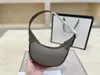 Retro canvas Half moon handbag Designer bag famous 7a quality Underarm pochette hobo crossbody mini Luxury Bags Womens mens wallet zipper clutch tote Shoulder bags