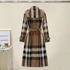 B's New Light Luxury British Style Classic2023 Spring and Automne New European and American British Style Bajia Women's Classic Plaid's