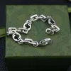 Neues 925 Silver Jungen und Mädchen Hip Hop Style Armband Luxusdesigner Schmuck Edelstahl Hochzeitsliebhaber Geschenk