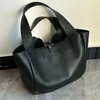 Schwarze Designer -Tasche Bea Totentasche Leder Geldbeutel Handtasche große Kapazität Frau Herren Cross -Oftbody