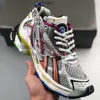 2024 Diseñador Balencigaa Runners 7.0 Casual Shoe Platform de calzado Transmisión Sense Sense Menses Bury Deconstruction Pistas de zapatillas Flanas de plato