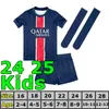 24 25 MAILOT MBAPES SOCCER JERSEYS KIDS KIT 23/24 Player Version Training Pre Match 2024 2025 Maglia Paris Home Away Football Shirt Hakimi Fabians vitinha OS Dembele