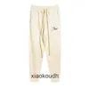 Руде высококлассные дизайнерские брюки для вышитых букв, нарисованных петлей, летние модные повседневные штаны с 1: 1 оригинальные этикетки