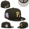 27 Colours Baseball masculin Full Fermed Caps Grey Women Toutes les équipes Sportent 2024 World Heart Fitted Hats Setted Letter Series Love P-2
