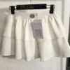 Sexy weiße Mini Frauen Rockkleid Sommer junge Dame kurze Röcke Ins Modes Street Style Kleider