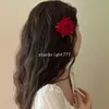 Clip de cheveux de rose coréenne photo rétro photo prenant des cheveux accessoires côté épingles à cheveux fleur clips de cheveux pour filles accessoires féminins