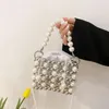 Avondtassen merk Pearl Pearl Women Messenger Bag schattige schouder zomer lippenstift mode handtas ontwerper portemonnee