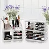 4st / Set Plastic Cosmetics Storage Rack transparent