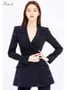 Nouvelle femme Slim Fit Flare Mop Pant Chic et élégant Femmes Formal Office Lady Suit pour le printemps automne