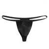 Underpants Sexy Men Close-Fitting String Bugle Pouch Thong Elastic Underwear Male Low Waist T-Back Jock Strap Panties Ultra-Thin