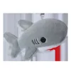 Cartoon Ocean Animal Whale Tubarão de pelúcia Doll de tubarão Pressionando Doll Wedding Wedding Birthday Gift Girl Girl