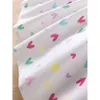 Girls d'été nouveau produit petit frais décontracté sept arc-en-ciel petit amour imprimé la robe d'élingue pour enfants 2 à 6 ans L2405