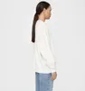 スウェットシャツアニメビングデザイナーコットンプルオーバージャンパーアニン新しいクラシックハンド刺繍レタープリントルース女性カジュアル用途丸い首パーカーセータートップ