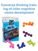 Autre 3D 120 défis IQ Puzzle Pro Travel Kids and Adults A Cornitive Skild Building Brain Game Montessori Toys for Children