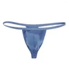 Underpants Sexy Men Close-Fitting String Bugle Pouch Thong Elastic Underwear Male Low Waist T-Back Jock Strap Panties Ultra-Thin