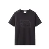 Mens Designer Band T Shirts Fashion Black White Short Sleeve Luxury Letter Pattern T-shirt size