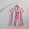 Filles bébé estimaient de nouveaux enfants Polo Polo Princess princesse coréenne Version de lapin décontracté L2405