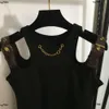 kamizelka designerska marka odzieży damska letnia sieć mody dekoracja dekoracja damski bez rękawów T -koszulka dziewczyna pasek na ramię kamizelka 16 maja