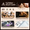 Educação requintada 3D Educação de madeira Toys de madeira Royal Castle Taj Mahal Diy Bloco Modelo de Modelo Kit Craft Gifts Para adolescentes 240516