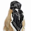 Bandanas Durag 90 * 90cm SILENCER SILK SILK SCRANT LA EXTÉRIE DÉCORME DE COUIL-COUCHE LUXE COUR