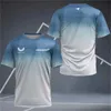 Men's T-Shirts Fashion boutique unisex sports shirt tennis shirt JoggProfessional train shirt summer breathable mens O-neck loose top J240515