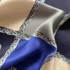 Sciarpa di seta a scacchi alla moda femminile mette in mostra l'elegante temperamento versatilità di fascia alta abbigliamento accoppiato a regali sciarpa taglia 50 x 50 cm