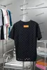 Xinxinbuy Men Designer Tee T-shirt 2024 Italie Chessboard Grille Tissu de serviette