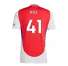 24/25 Gunners G.Jesus Havertz Soccer Jerseys 2023 Arsen Thomas Trossard Rice Tierney Smith Rowe Shirt Saliba Odegaard Saka Martinelli Football Kid Uniforms