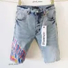 jeans viola designer corto maschi jeans pantaloni in jeans jeans shorts jeans masps pantalone design dritto streetwear short mash jeans viola corto 561