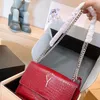 10A Fashion Handbag Makinup Premium Designer Chain Sac Tote 24SSSS ÉPAUDE FEMMES CROSSBOCME SOLIDE POUR SELEM
